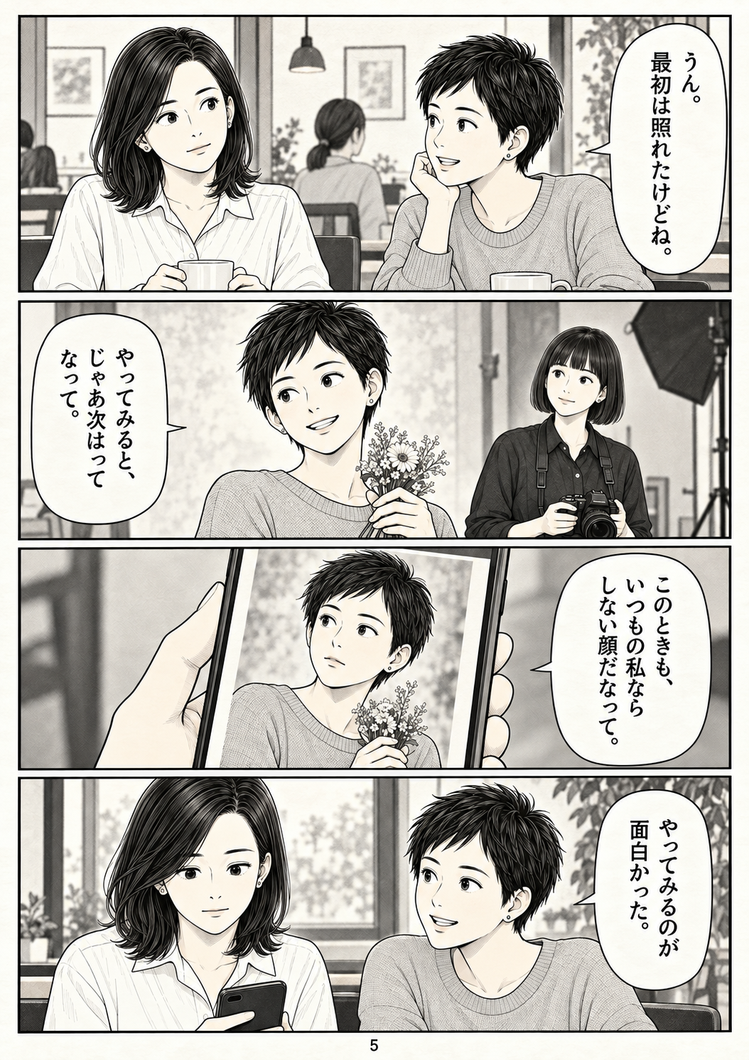 第5ページ:いつもなら、しない顔