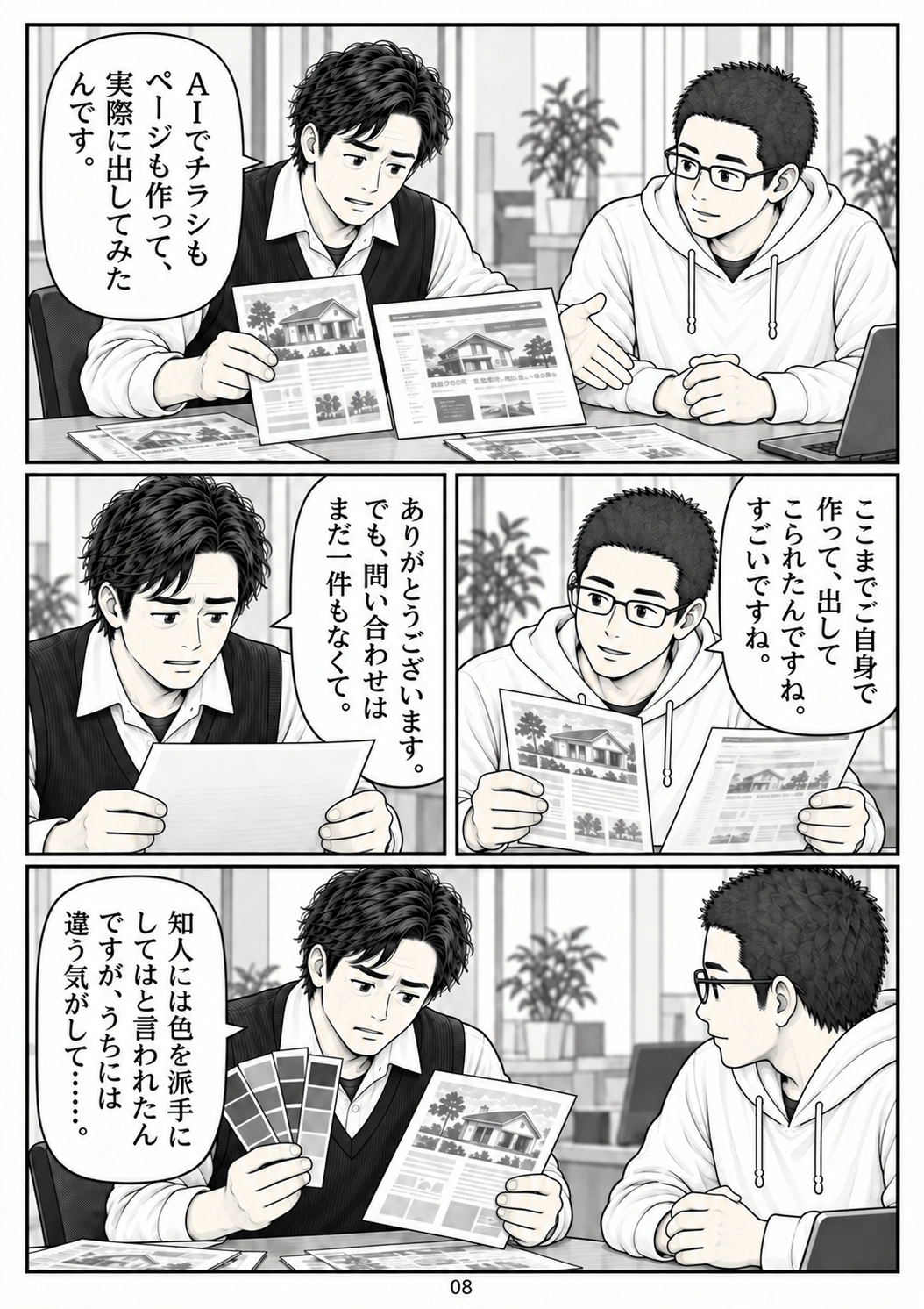 第8ページ：作って、出したけれど