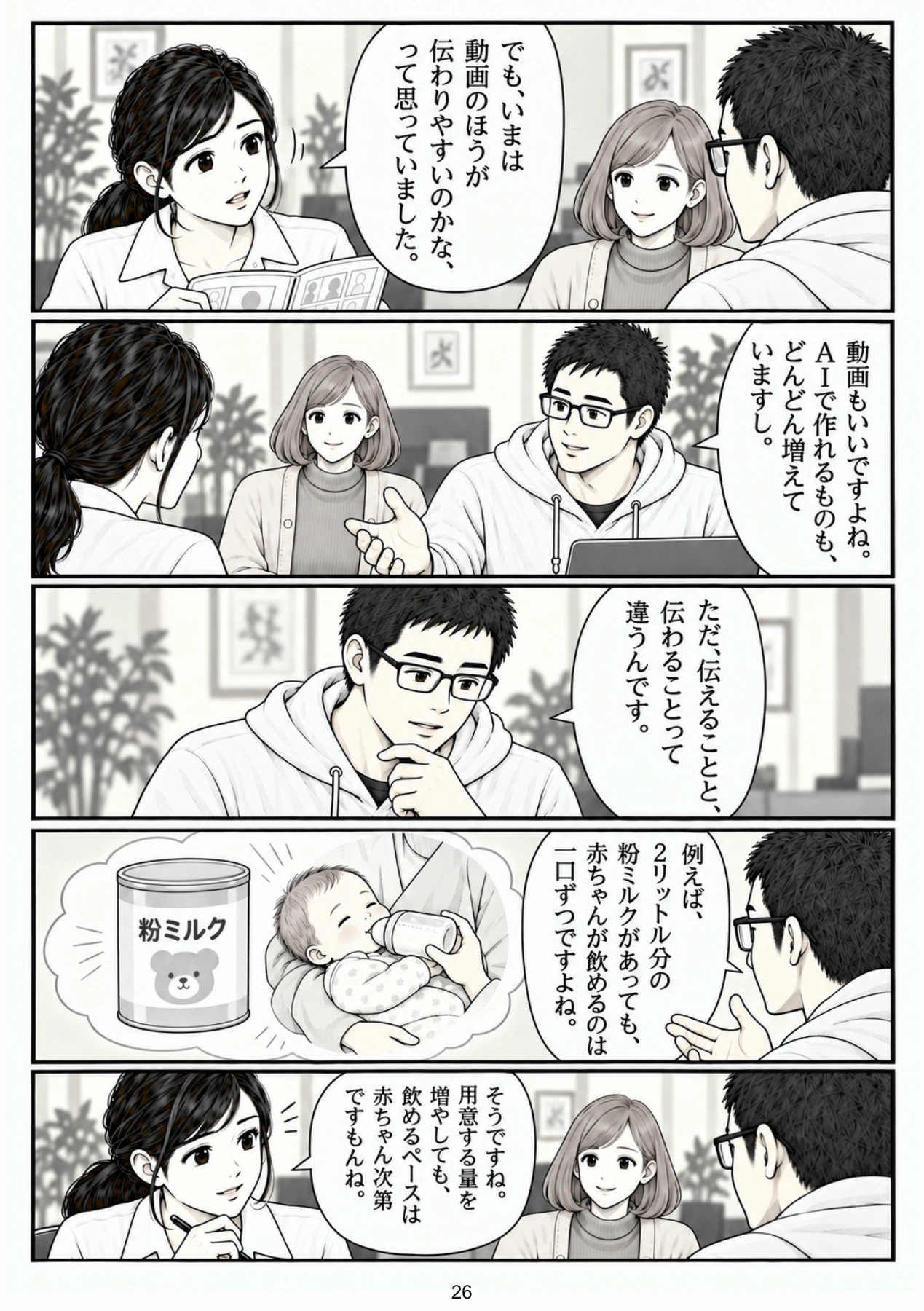 第26ページ。伝えることと、伝わること