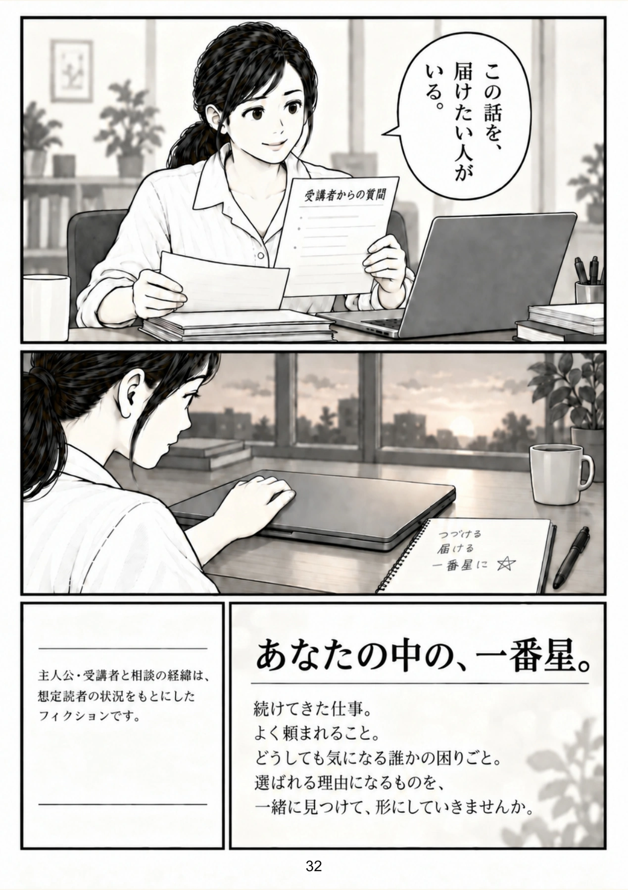第32ページ。次の人へ